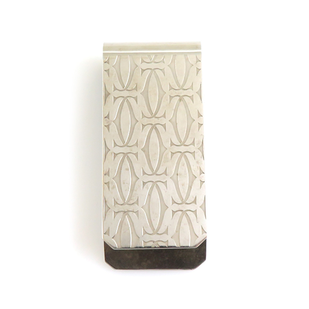 Cartier Money Clip, Metal, Silver, Men's/Women's, 56822a